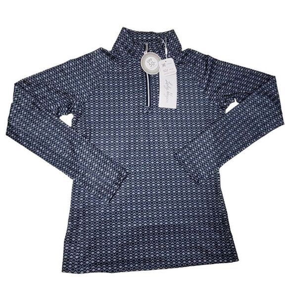 Lady Hagen Golf Pullover 1/4 Zip Long Sleeve Shirt Women Size XS UPF 50 Blue NEW - Picture 15 of 15